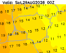 Temperatūra +48 val.