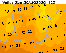 Temperatūra +84 val.